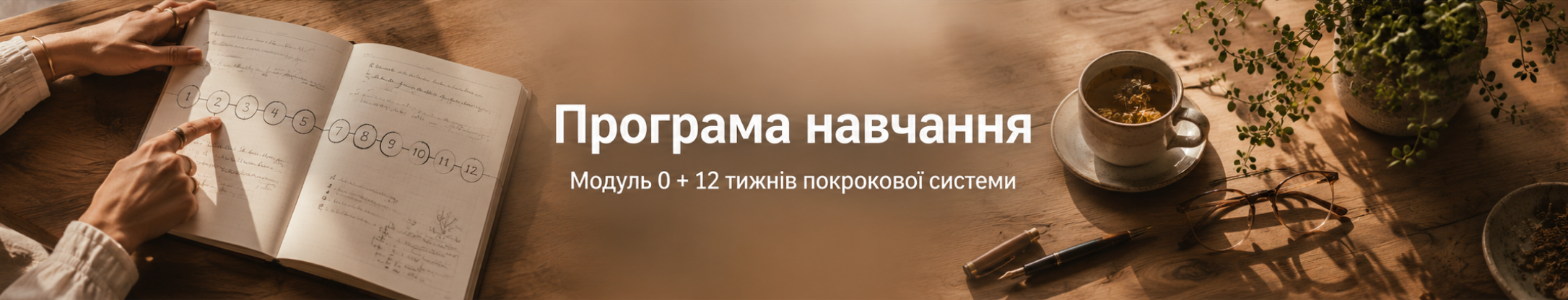 Програма навчання — Модуль 0 + 12 тижнів